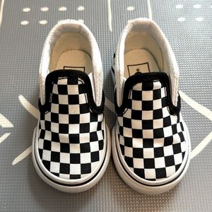 Toddler Checkered Vans